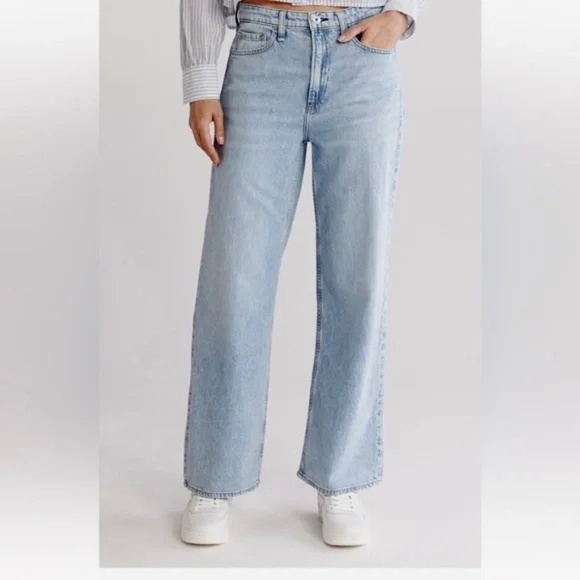 RAG & BONE Lori Mid-Rise Wide Leg Jean in Light acid Wash - NWT! - 29 - Picture 1 of 12